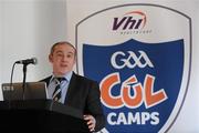 23 March 2010; Jimmy Darcy, Games Development Manager, at the launch of the 2010 Vhi GAA Cúl Camps. Croke Park, Dublin. Picture credit: Ray McManus / SPORTSFILE