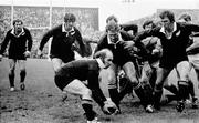 20 January 1973; A general view of the action between Ireland and New Zealand. International Rugby Test Match, Ireland v New Zealand, Lansdowne Road, Dublin. Picture credit: Connolly Collection / SPORTSFILE