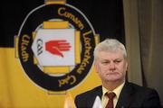 27 February 2010; Ulster GAA President Aogan Farrell at the Ulster Council GAA Convention. Ulster Council GAA Convention, Errigal Hotel, Cootehill, Co. Cavan. Picture credit: Oliver McVeigh / SPORTSFILE