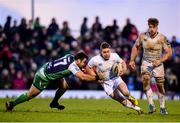 26 March 2016; Eoin Reddan, Leinster, is tackled by Ronan Loughney, Connacht. Guinness PRO12, Round 18, Connacht v Leinster, Sportsground, Galway. Picture credit: Ramsey Cardy / SPORTSFILE