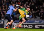 26 March 2016; Karl Lacey, Donegal, in action against Kevin McManamon, Dublin. Allianz Football League, Division 1, Round 6, Dublin v Donegal, Croke Park, Dublin. Picture credit: Ray McManus / SPORTSFILE