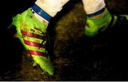 26 March 2016; A detailed view of the boots of Leinster's Ian Madigan. Guinness PRO12, Round 18, Connacht v Leinster, Sportsground, Galway. Picture credit: Ramsey Cardy / SPORTSFILE