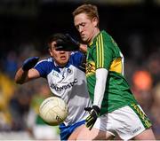 27 March 2016; Colm Cooper, Kerry, in action against Drew Wylie, Monaghan. Allianz Football League Division 1 Round 6, Monaghan v Kerry. St Tiernach's Park, Clones, Co. Monaghan.  Picture credit: Stephen McCarthy / SPORTSFILE