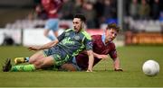26 March 2016; John Sullivan, Galway United, in action against Roberto Lopes, Bohemians. SSE Airtricity League Premier Division, Galway United v Bohemians. Eamonn Deacy Park, Galway. Picture credit: Stephen McCarthy / SPORTSFILE