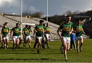 27 March 2016; Kerry's Marc Ó Sé and team-mates following their victory. Allianz Football League Division 1 Round 6, Monaghan v Kerry. St Tiernach's Park, Clones, Co. Monaghan.  Picture credit: Stephen McCarthy / SPORTSFILE