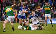 27 March 2016; Colm Cooper, Kerry, in action against Colin Walshe, Monaghan. Allianz Football League Division 1 Round 6, Monaghan v Kerry. St Tiernach's Park, Clones, Co. Monaghan. Picture credit: Philip Fitzpatrick / SPORTSFILE