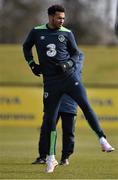 28 March 2016; Republic of Ireland's Cyrus Christie in action during squad training. Republic of Ireland Squad Training. National Sports Campus, Abbotstown, Dublin. Picture credit: David Maher / SPORTSFILE