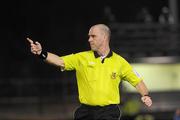 16 March 2010; Tom Connolly, referee. Airtricity League Premier Division, UCD v Bohemians, UCD Bowl, Belfield, Dublin. Picture credit: Brian Lawless / SPORTSFILE