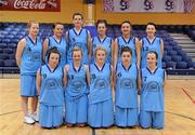 25 March 2010; The Stella Maris Secondary School team. U19C Girls - All-Ireland Schools League Finals 2010, St Mary's College, Arklow v Stella Maris Secondary School, Waterford, National Basketball Arena, Tallaght, Dublin. Picture credit: Brian Lawless / SPORTSFILE