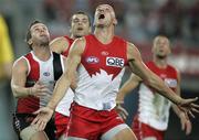 27 March 2010; Sydney Swans' Tadhg Kennelly in action during the game. Australian Football League Premiership, Round 1, Sydney Swans v St. Kilda, ANZ Stadium, Sydney, Australia. Picture credit: Jenny Evans / SPORTSFILE