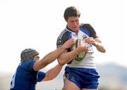 27 March 2010; Ian Nagle, Cork Constitution, takes the ball in the lineout against Hugh Hogan, St Mary's College. AIB League Division 1, St Mary's College v Cork Constitution, Templeville Road, Dublin. Picture credit: Stephen McCarthy / SPORTSFILE