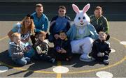 29 March 2016; Dublin footballers, Jonny Cooper, left, and Cormac Costello, and Kilkenny hurler Richie Hogan, joined The Easter Bunny and Alice in Wonderland  as part of the Gaelic Players Association’s support for World Autism Awareness Day on April 2nd and the Jump Autism Support group. Children pictured from left, Graham Gill, aged 4, from Blanchardstown, Dublin, Luka Thorpe, aged 4, from Clonee, Meath, Arjin Kacmaz, aged 6, from Blanchardstown, Dublin, and David McNeice, aged 6, from Blanchardstown, Dublin. Ongar Community Centre, Dublin. Picture credit: Piaras Ó Mídheach / SPORTSFILE