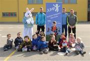 29 March 2016; Dublin footballers, Jonny Cooper, left, and Cormac Costello, and Kilkenny hurler Richie Hogan, right, joined The Easter Bunny and Alice in Wonderland  as part of the Gaelic Players Association’s support for World Autism Awareness Day on April 2nd and the Jump Autism Support group. Ongar Community Centre, Dublin. Picture credit: Piaras Ó Mídheach / SPORTSFILE
