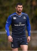 28 March 2016; Leinster's Rob Kearney makes his way to squad training. UCD, Belfield, Dublin. Picture credit: Stephen McCarthy / SPORTSFILE