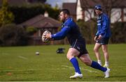 28 March 2016; Leinster's Cian Healy during squad training. UCD, Belfield, Dublin. Picture credit: Stephen McCarthy / SPORTSFILE
