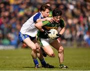 27 March 2016; Paul Murphy, Kerry, in action against Karl O'Connell, Monaghan. Allianz Football League Division 1 Round 6, Monaghan v Kerry. St Tiernach's Park, Clones, Co. Monaghan.  Picture credit: Stephen McCarthy / SPORTSFILE