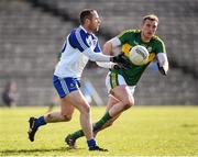 27 March 2016; Vinny Corey, Monaghan, in action against Brendan O'Sullivan, Kerry. Allianz Football League Division 1 Round 6, Monaghan v Kerry. St Tiernach's Park, Clones, Co. Monaghan.  Picture credit: Stephen McCarthy / SPORTSFILE
