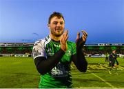 26 March 2016; Connacht's Robbie Henshaw following his side's victory. Guinness PRO12, Round 18, Connacht v Leinster, Sportsground, Galway. Picture credit: Ramsey Cardy / SPORTSFILE
