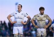 26 March 2016; Devin Toner, left, and Dominic Ryan, Leinster. Guinness PRO12, Round 18, Connacht v Leinster, Sportsground, Galway. Picture credit: Ramsey Cardy / SPORTSFILE