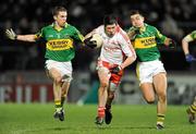 27 March 2010; Sean Cavanagh, Tyrone, in action against Marc O Sé, left, and Aidan O'Mahony, Kerry. Allianz GAA Football National League, Division 1, Round 6, Tyrone v Kerry, Healy Park, Omagh, Co. Tyrone. Photo by Sportsfile