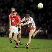 27 March 2010; Noel O'Leary, Cork, in action against Charlie Kielt, Derry. Allianz GAA Football National League, Division 1, Round 6, Derry v Cork, Celtic Park, Derry. Picture credit: Oliver McVeigh / SPORTSFILE
