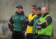 21 March 2010; Kerry management team, from left, manager Jack O'Connor, selectors Eamon Fitzmaurice, Ger O'Keeffe and trainer Alan O'Sullivan. Allianz National Football League, Division 1, Round 5, Kerry v Mayo, Austin Stack Park, Tralee, Co. Kerry. Picture credit: Stephen McCarthy / SPORTSFILE