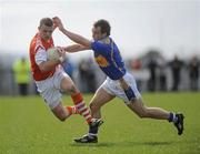 28 March 2010; Gareth Swift, Armagh, in action against Christopher Aylward, Tipperary. Allianz GAA Football National League, Division 2, Round 6, Armagh v Tipperary, St Oliver Plunkett Park, Crossmaglen, Armagh. Picture credit: Oliver McVeigh / SPORTSFILE
