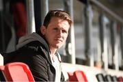 30 March 2016; Ulster's Craig Gilroy following a press conference. Kingspan Stadium, Ravenhill Park, Belfast, Co. Antrim. Picture credit: Oliver McVeigh / SPORTSFILE