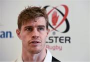 30 March 2016; Ulster's Andrew Trimble during a press conference. Kingspan Stadium, Ravenhill Park, Belfast, Co. Antrim. Picture credit: Oliver McVeigh / SPORTSFILE