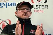 30 March 2016; Ulster Director of Rugby Les Kiss during a press conference. Kingspan Stadium, Ravenhill Park, Belfast, Co. Antrim. Picture credit: Oliver McVeigh / SPORTSFILE