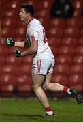 30 March 2016; Ryan Coleman, Tyrone, celebrates after scoring his side's first goal. EirGrid Ulster GAA Football U21 Championship, Semi-Final, Tyrone v Donegal, Celtic Park, Derry. Picture credit: Oliver McVeigh / SPORTSFILE