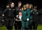 30 March 2016; Cathal McShane, Tyrone, leaves the field after picking up an injury in the second half. EirGrid Ulster GAA Football U21 Championship, Semi-Final, Tyrone v Donegal, Celtic Park, Derry. Picture credit: Oliver McVeigh / SPORTSFILE