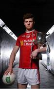 31 March 2016; Pictured at the EirGrid GAA Football U21 Ulster Championship final media day in Belfast is Tyrone's Cathal McShane. Monaghan take on Tyrone in the EirGrid GAA Football U21 Ulster Championship final on Wednesday 6th April. Belfast city centre, Belfast. Picture credit: Ramsey Cardy / SPORTSFILE