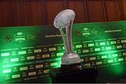 31 March 2016; The trophy on diaplay at the unveiling of Trinity College Dublin as the Welcome Village for this September’s Aer Lingus College Football Classic in the Aviva Stadium between Boston College and Georgia Tech. Tickets, from €35 go on general sale next Wednesday, April 6th at 9.00am via Ticketmaster. Trinity College, Dublin. Picture credit: Brendan Moran / SPORTSFILE