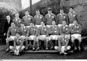 26 February 1966; The Ireland team pictured ahead of their match against Scotland. Five Nations Rugby Championship, Ireland v Scotland, Lansdowne Road, Dublin. Picture credit; Connolly Collection / SPORTSFILE