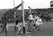1969; A general view of the action between Offaly and Kildare. Leinster Senior Football Championship Final, Offaly v Kildare, Croke Park, Dublin. Picture credit; Connolly Collection / SPORTSFILE
