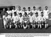 23 September 1973; The Cork team. Back row, from left, Donie O'Donovan, team coach, Denis Long, Ray Cummins, Jimmy Barry Murphy, John Coleman, Dave McCarthy, Declan Barron, Ned Kirby and Denis Coughlan. Front, from left, Jim Barrett, Con Hartnett, Kevin Jer O'Sullivan, Billy Morgan, captain, Frank Cogan, Brian Murphy, Humphrey Kelleher. All-Ireland Senior Football Championship Final, Cork v Galway, Croke Park, Dublin. Picture credit: Connolly Collection / SPORTSFILE