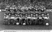 24 September 1978; The Kerry team. Back row, from left, Jack O'Shea, Eoin Liston, John O'Keeffe, Charlie Nelligan, Tim Kennelly, Sean Walsh and Pat Spillane. Front row, from left, Mikey Sheehy, Paudie O'Shea, Paudie Lynch, Denis Ogie Moran, John Egan, Ger Power, Mick Spillane, Jimmy Deenihan. All Ireland Senior Football Championship Final, Kerry v Dublin, Croke Park, Dublin. Picture credit: Connolly Collection / SPORTSFILE