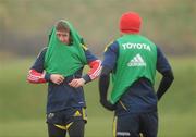 30 March 2010; Munster's Ronan O'Gara during squad training ahead of their Celtic League match against Leinster on Friday. Clanwilliam RFC, Murgasty, Tipperary, Co. Tipperary. Picture credit: Brian Lawless / SPORTSFILE