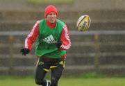 30 March 2010; Munster's Paul Warwick in action during squad training ahead of their Celtic League match against Leinster on Friday. Clanwilliam RFC, Murgasty, Tipperary, Co. Tipperary. Picture credit: Brian Lawless / SPORTSFILE