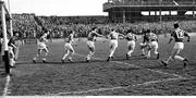 1966; A general view of the action between Longford and Donegal. National Football League Semi-Final, Longford v Donegal, Croke Park, Dublin. Picture credit; Connolly Collection / SPORTSFILE