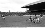 1966; A general view of the action between Kilkenny and Tipperary. Kilkenny v Tipperary, National Hurling League, Croke Park, Dublin. Picture credit; Connolly Collection / SPORTSFILE