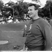 1966; A competitor during the Amateur Athletic Union Championships, Santry, Dublin. Picture credit: Connolly Collection / SPORTSFILE