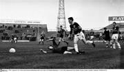 1965; A general view of the action between Bohemians and Cork Celtic. FAI Shield, Bohemians v Cork Celtic, Dalymount Park, Dublin. Picture credit; Connolly Collection / SPORTSFILE