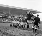 26 February 1966; A general view of a lineout being contested between Ireland and Scotland. Five Nations Championship, Ireland v Scotland, Lansdowne Road, Dublin. Picture credit; Connolly Collection / SPORTSFILE