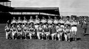 1965; The Kerry team, back row, from left, Pat Griffin, Donie O'Sullivan, Mick Morris, Vincent Lucey, Paud O'Donoghue, Mick Fleming, John Burke, Timmy Sheehan, Niall Sheehy, Mick O'Dwyer and Seanie Burrows. Front row, from left, Denis O'Sullivan, Derry O'Shea, Seamus Murphy, Joe Joe Barrett, Mick O'Connell, Jer D O'Connor, Teddy Bowler, Pete Hanley, Seamus MacGearailt and Bernie O'Callaghan. National Football League Semi-Final, Dublin v Kerry, Croke Park, Dublin. Picture credit; Connolly Collection / SPORTSFILE