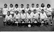 22 September 1974; The Dublin team. Back row, from left, Stephen Rooney, Anton O'Toole, Robbie Kelleher, Jimmy Keaveney, Tony Hanahoe, Paddy Cullen, John McCarthy, Alan Larkin, Bobby Doyle. Front row, from left, Brian Mullins, George Wilson, Paddy Reilly, Sean Doherty, David Hickey and Gay O'Driscoll. All Ireland Senior Football Championship Final, Dublin v Galway, Croke Park, Dublin. Picture credit; Connolly Collection / SPORTSFILE