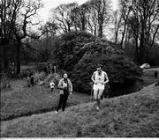 1966; Tom O'Riordan leads the race during the Amateur Athletic Union & N.A.C.A Championships, Gormanston, Dublin. Picture credit: Connolly Collection / SPORTSFILE