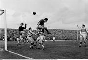 24 April 1966; A general view of the action between Shamrock Rovers and Limerick. FAI Cup Final, Shamrock Rovers v Limerick, Dalymount Park, Dublin. Picture credit: Connolly Collection / SPORTSFILE