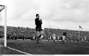 24 April 1966; Shamrock Rovers goalkeeper Mick Smyth collects the ball. FAI Cup Final, Shamrock Rovers v Limerick, Dalymount Park, Dublin. Picture credit: Connolly Collection / SPORTSFILE